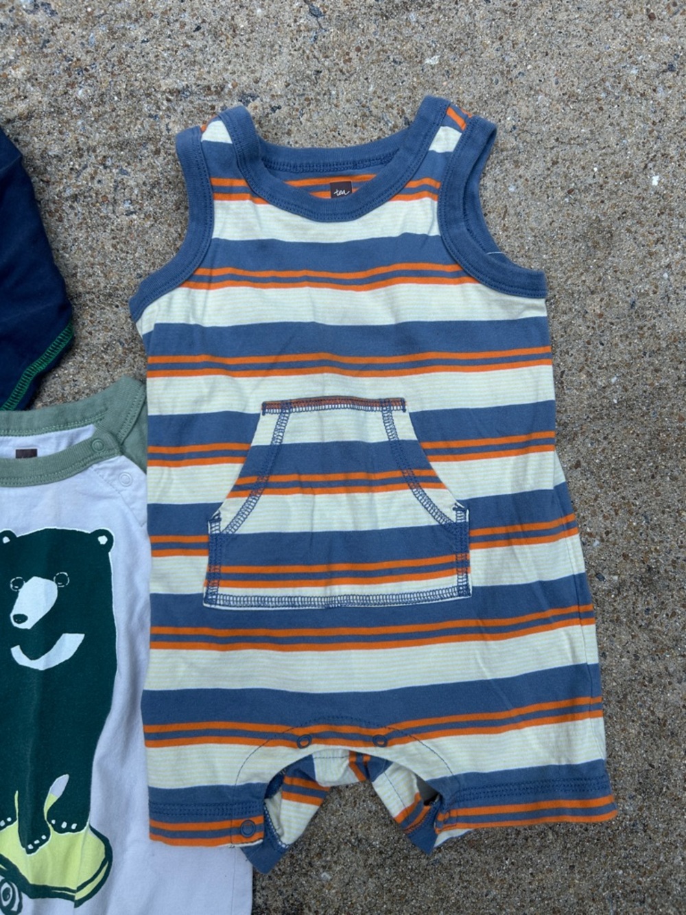 Tea Collection 3 Bundle Rompers - Picture 2 of 7